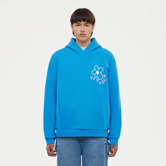 flaneur blossom hoodie blue 973550